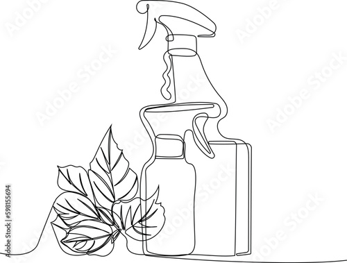 Home cleaning service landing page design concept, illustration of janitors with cleaning tools. Vector illustration Generative AI