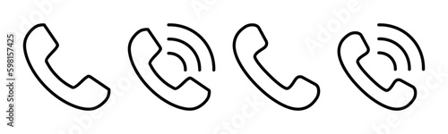 Call icon vector illustration. telephone sign and symbol. phone icon. contact us