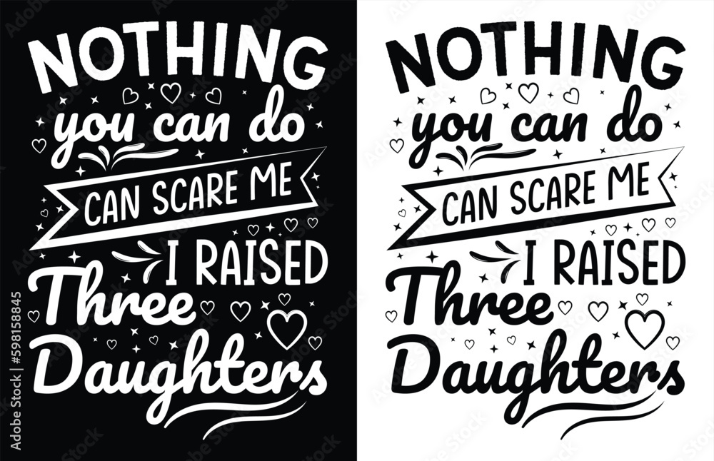 Dad bundles t-shirt designs in illustration.