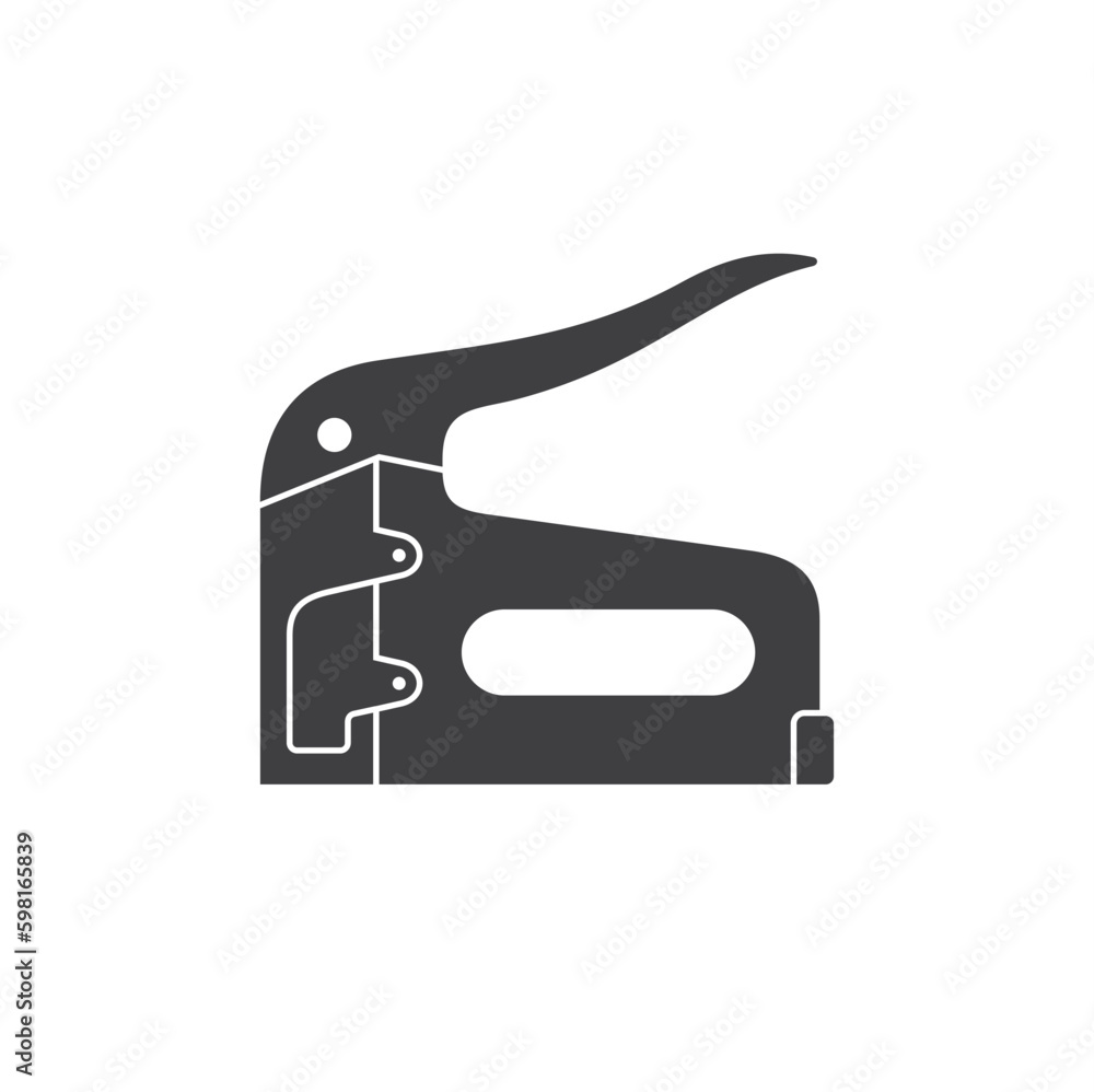 illustration of a stapler, a tool for holding together a number of papers. illustration of a stapler, a tool for holding together a number of papers.
