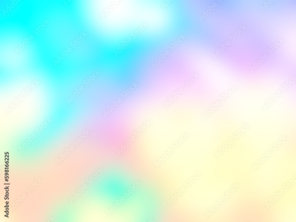 Abstract blur background image of colorful gradient used as an illustration. Designing posters or advertisements.