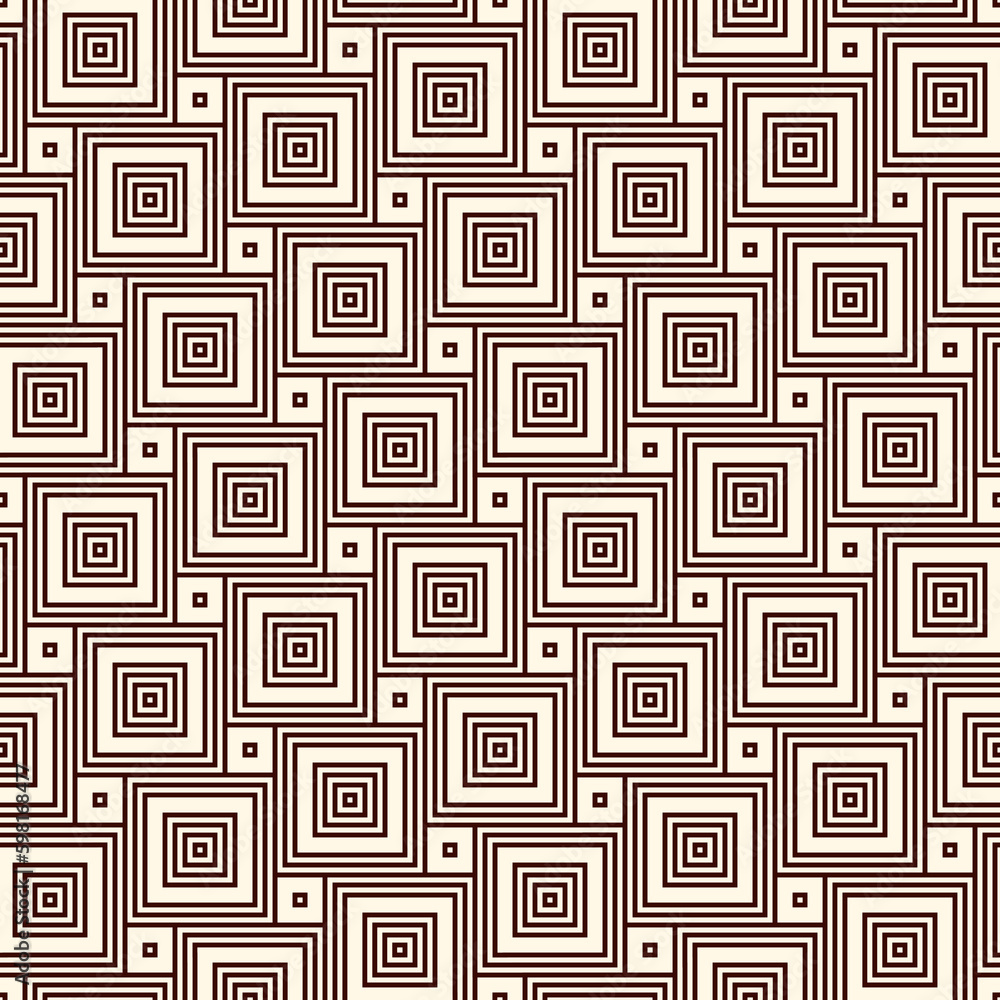 Square grid texture. Pythagorean tiling motif. Seamless pattern design with classic ornament. Geometric background Square grid texture. Pythagorean tiling motif. Seamless pattern design with classic ornament. Geometric background