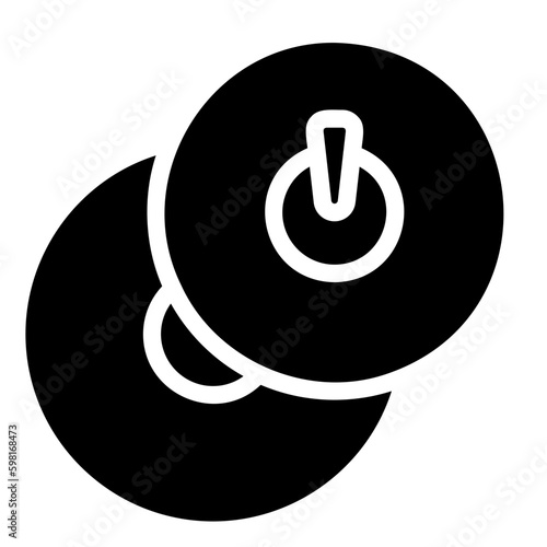 cymbals glyph icon