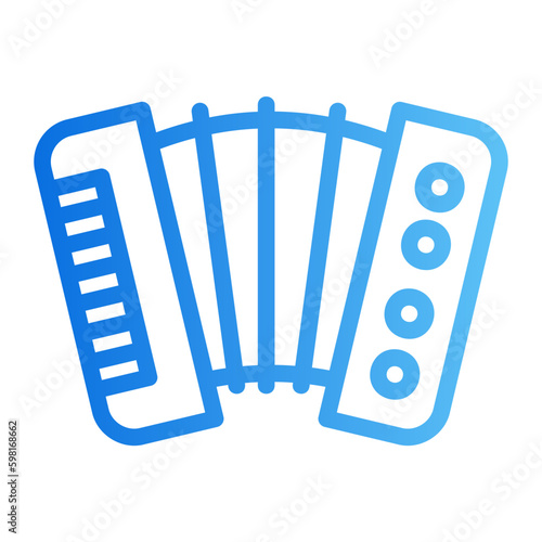 accordion gradient icon