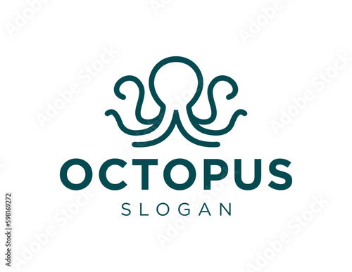 Logo about Octopus on a white background. created using the CorelDraw application.