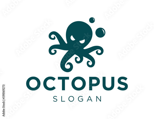 Logo about Octopus on a white background. created using the CorelDraw application.