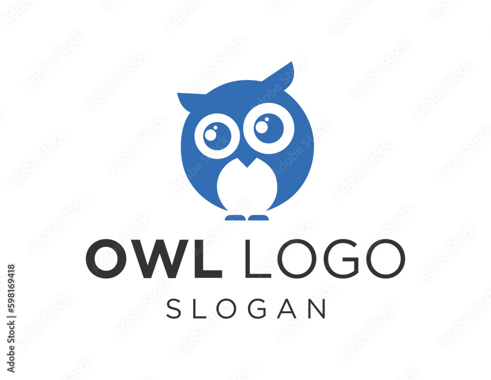 Logo about Owl on a white background. created using the CorelDraw application.