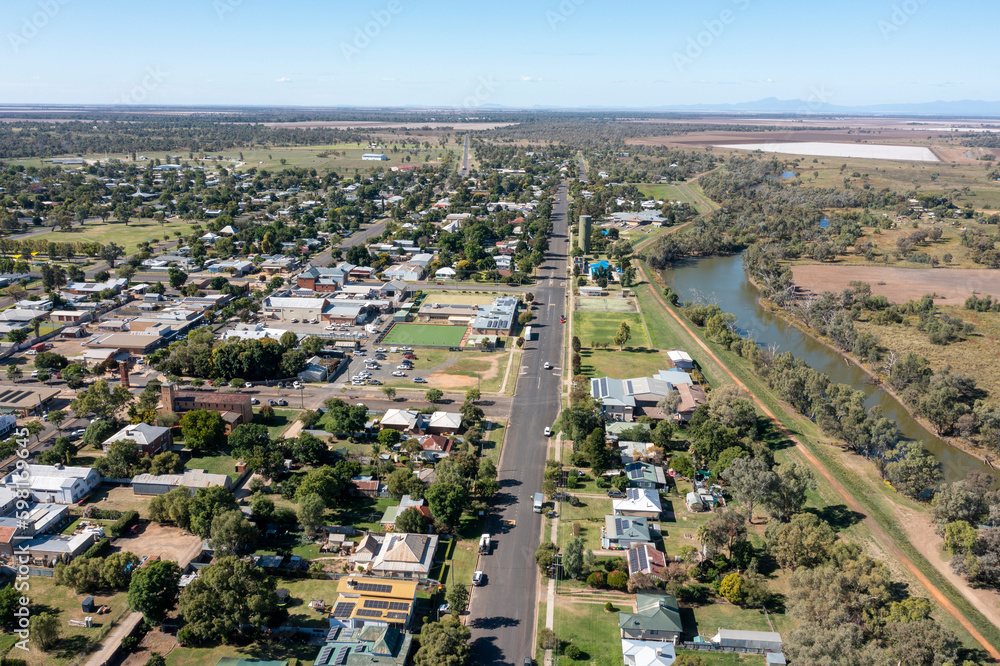 The northern New South Wales town of Gunnedah . The northern New South Wales town of Gunnedah .