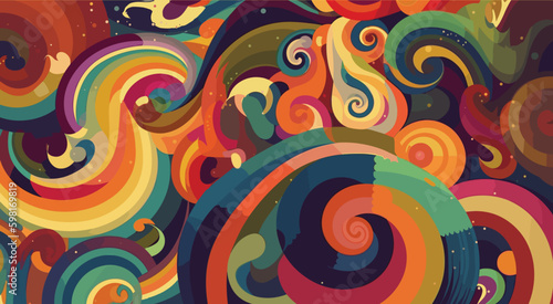 Colorful Swirl Background