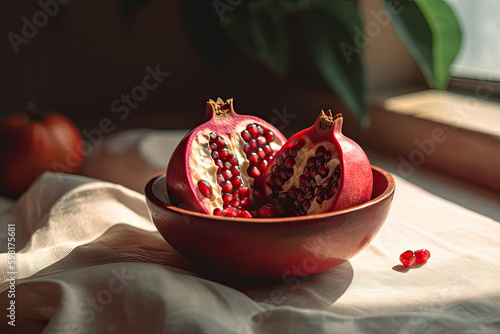 picture of a fresh Pomegranate fruit
