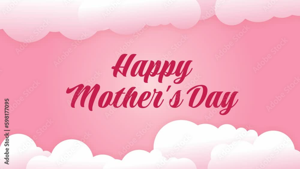 4K video happy mothers day loop video for celebration and invitation mother 4K video happy mothers day loop video for celebration and invitation mother