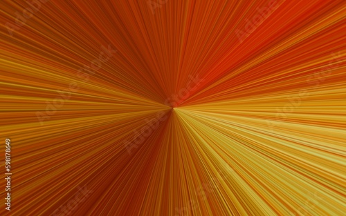 Shiny gold starburst pattern background. Gold abstract circular geometric background. Gold starburst dynamic lines or rays.