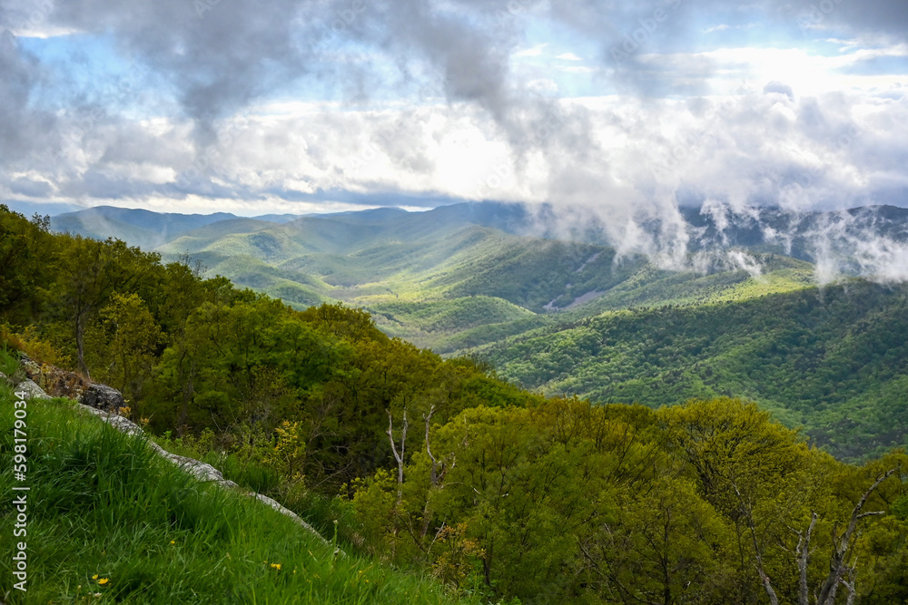 Fototapeta premium Mountain clouds