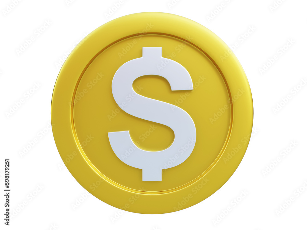 Money dollar money icon by 3d concept money 3D render Money dollar money icon by 3d concept money 3D render