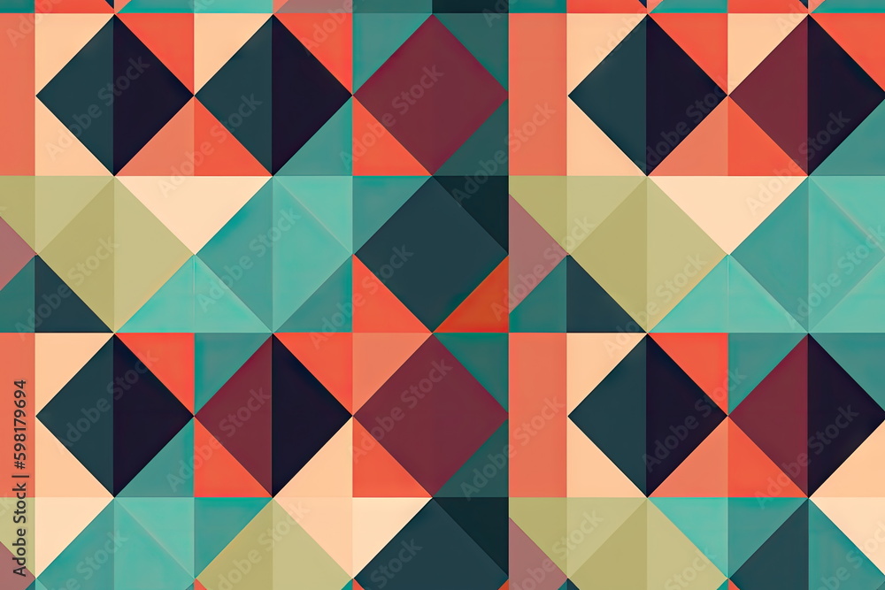 Seamless pattern, Abstract geometric Seamless pattern, Abstract geometric