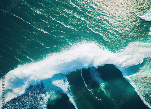 Fototapeta Naklejka Na Ścianę i Meble -  waves on the sea