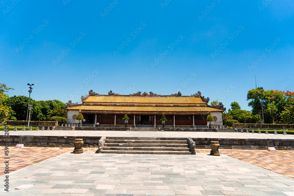 Hue Imperial City, an ancient citadel with constructions built during the reign of kings and emperors Hue Imperial City, an ancient citadel with constructions built during the reign of kings and emperors