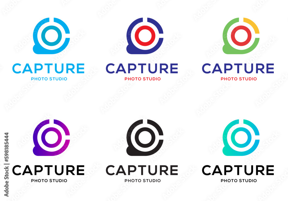 Creative photo studio logo
