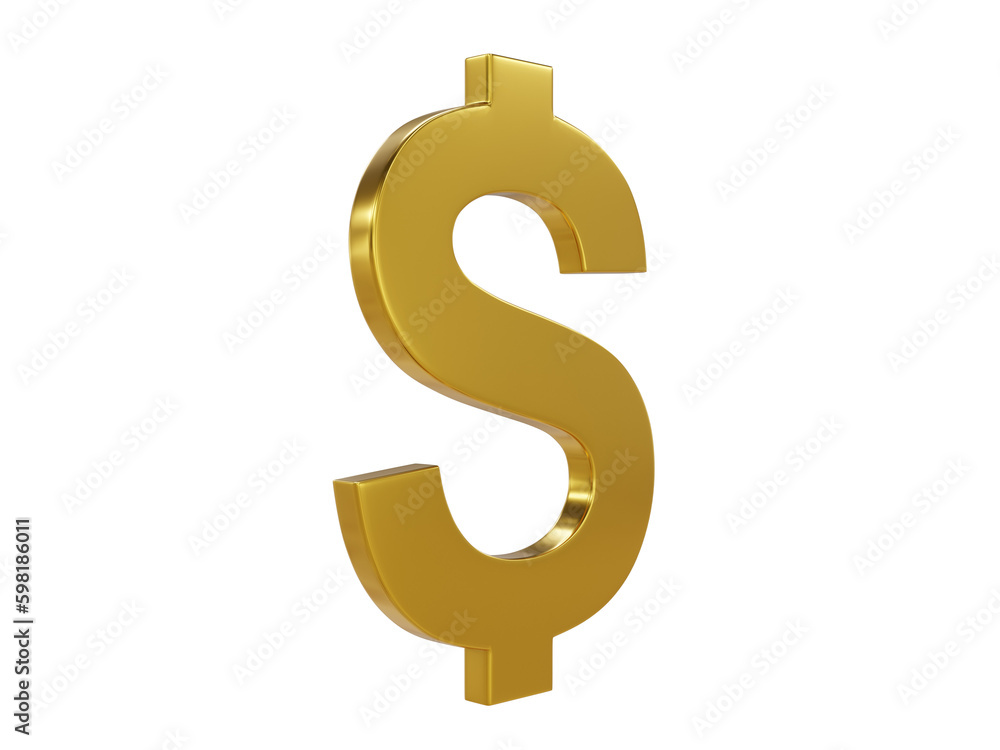 dollar sign on white dollar sign on white