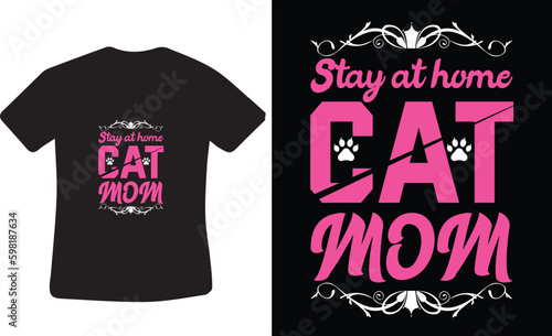 mother's day typography t shirt design print template