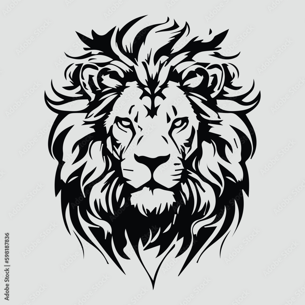 lion head vector lion head vector
