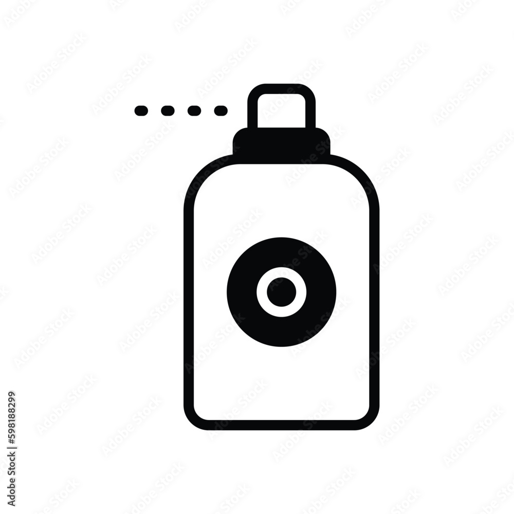 spray icon design with white background stock illustration spray icon design with white background stock illustration