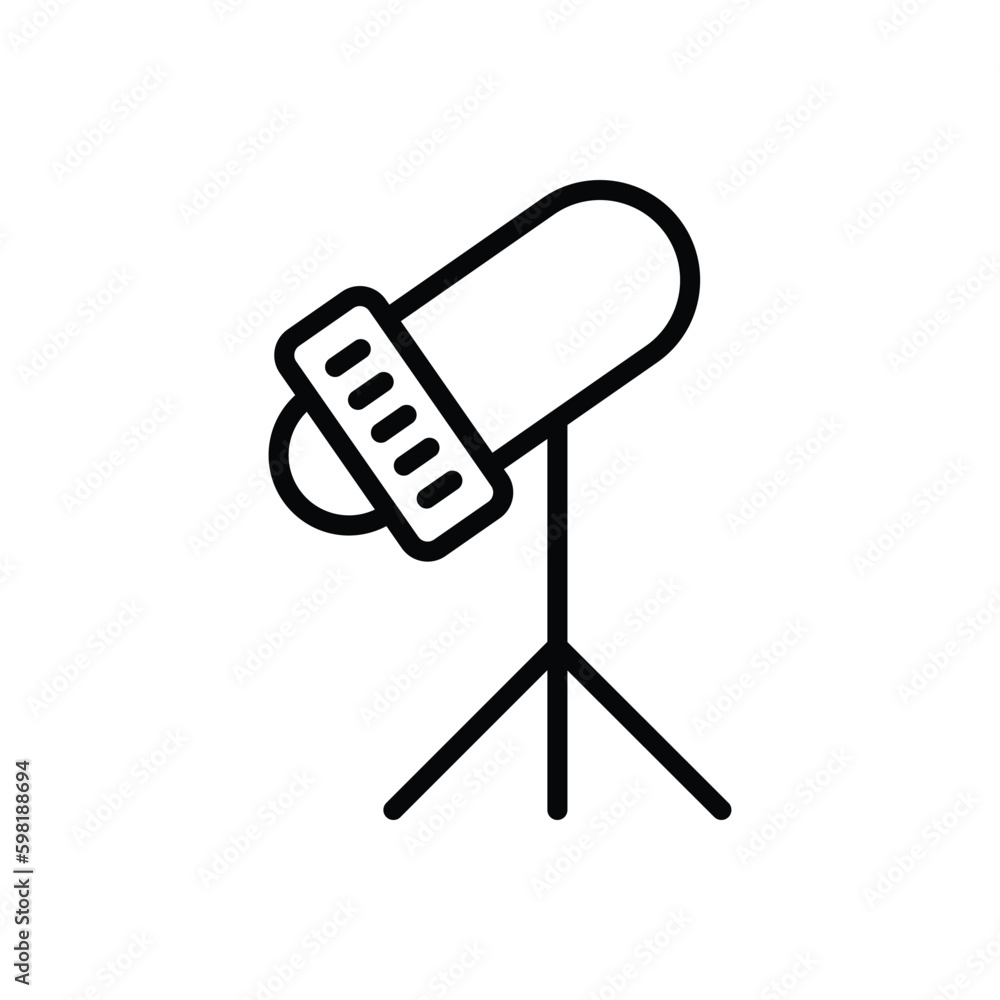 spotlight icon design with white background stock illustration spotlight icon design with white background stock illustration