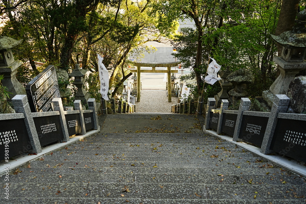 Fukurahachimanin-jinja or Shrine Awaji, Hyogo, Japan - 日本 兵庫 淡路島 住吉神社 福良八幡神社