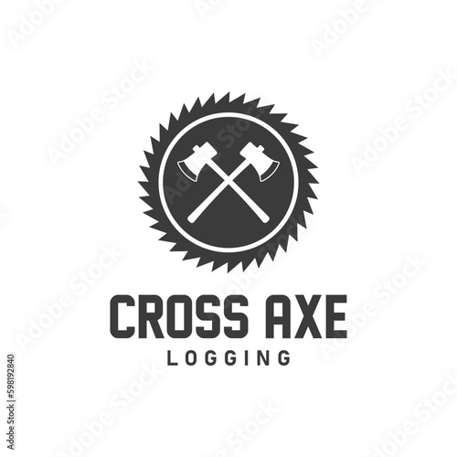 Logo for a logging and wood processing company.