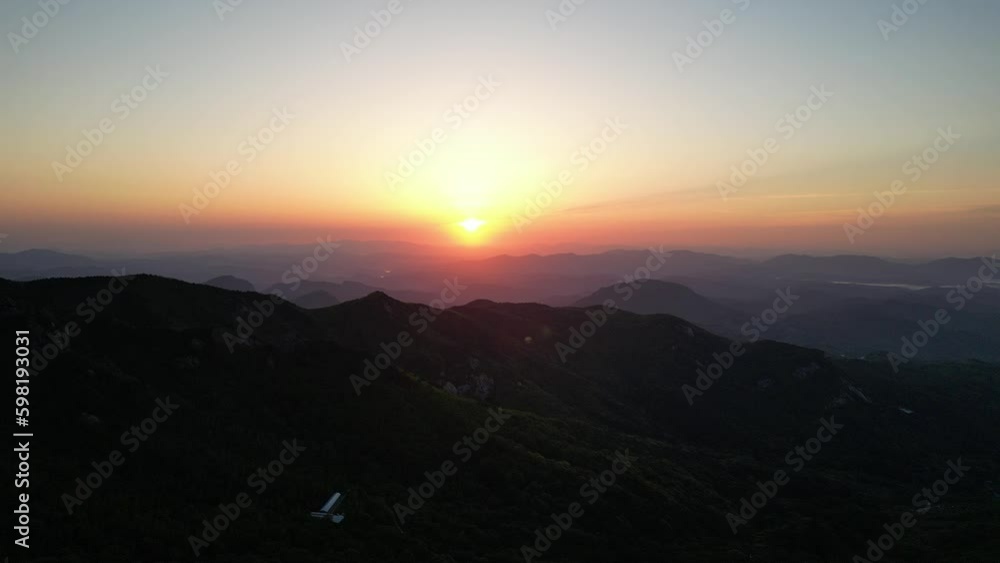 황매산 일출 황매산 일출