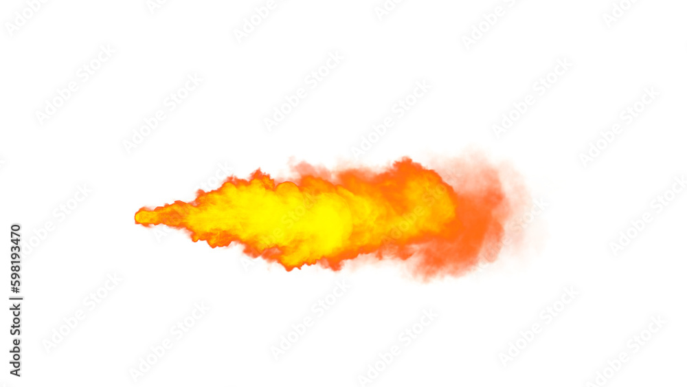 Fire Blow on Alpha Channel Fire Blow on Alpha Channel