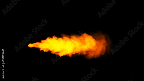 Fire Blow 3D Render Illustrations © VFX1988