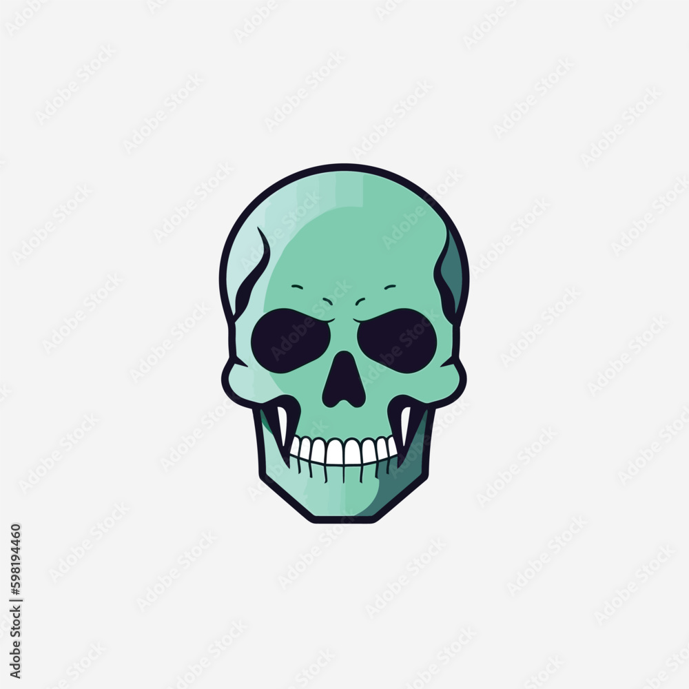 Anatomically correct human skulls set isolated. Hand drawn line art vector illustration. Anatomically correct human skulls set isolated. Hand drawn line art vector illustration.