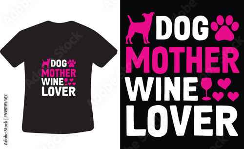 mother's day typography t shirt design print template