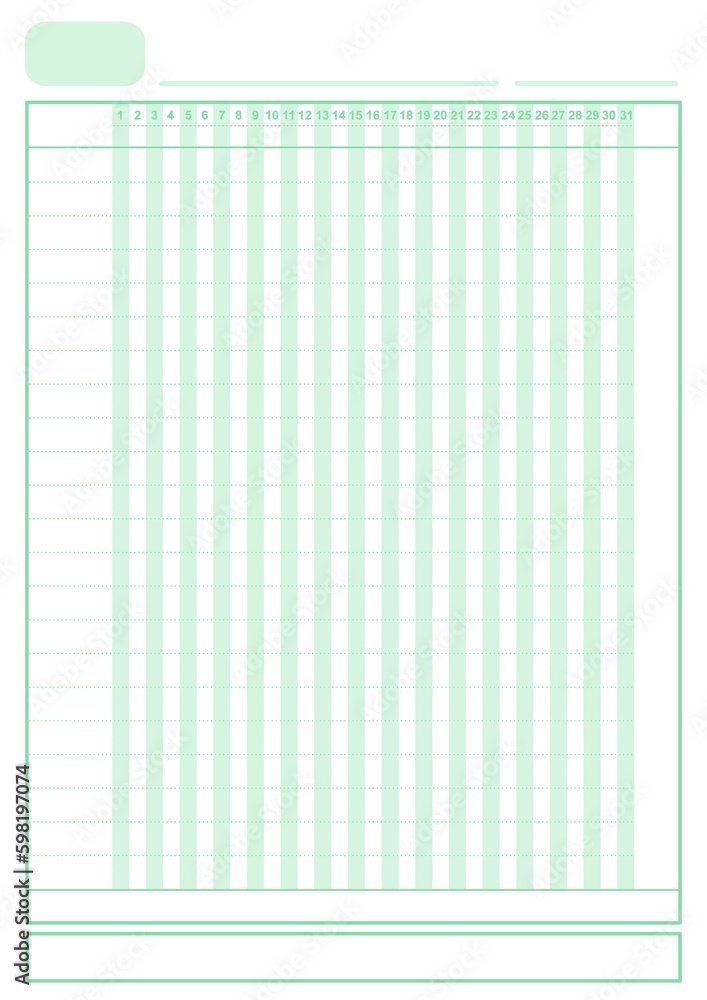 ハビットトラッカーで毎日の習慣を1か月つづけよう