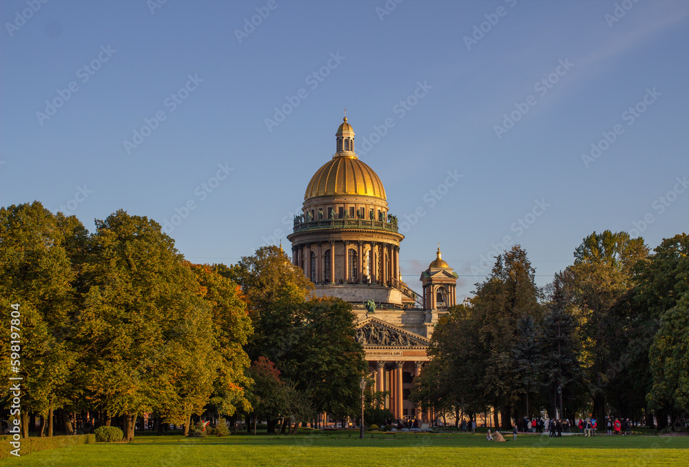 Saint Isaac's Cathedral in Saint-Petersburg