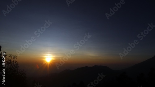 Sunrise at Si Kunir, Dieng, Central Java, Indonesia © FuadArief