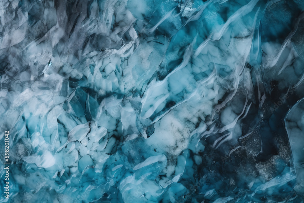 custom made wallpaper toronto digitalGlacier Texture Blue Frozen Water Background Abstract Generative AI