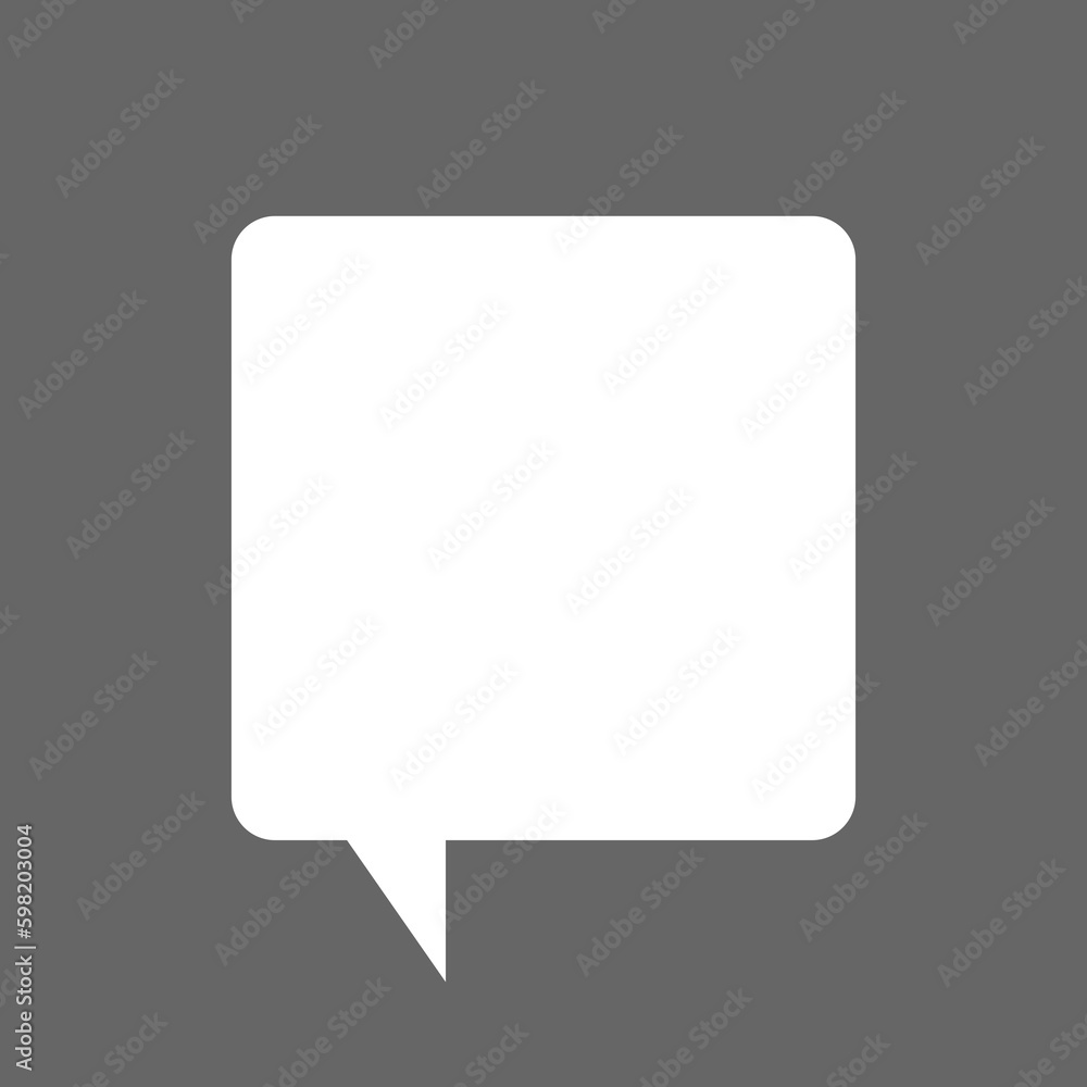 Fototapeta premium Bubble Teks Rectangle