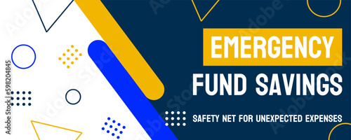 Emergency Fund Savings - saving money for unexpected expenses