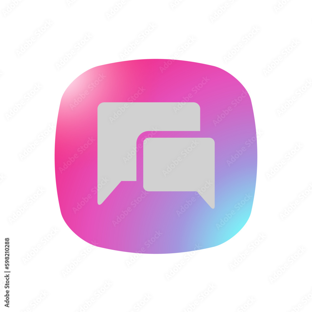 Chat Bubble - Pictogram (icon) Chat Bubble - Pictogram (icon)
