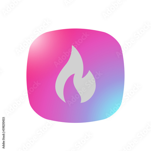 Flame - Pictogram (icon) 