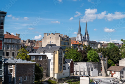 view of the city of Pau, France