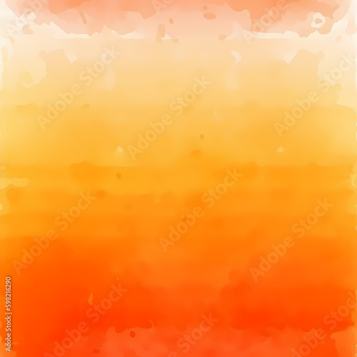 Orange Gradient Abstract Water color Background 