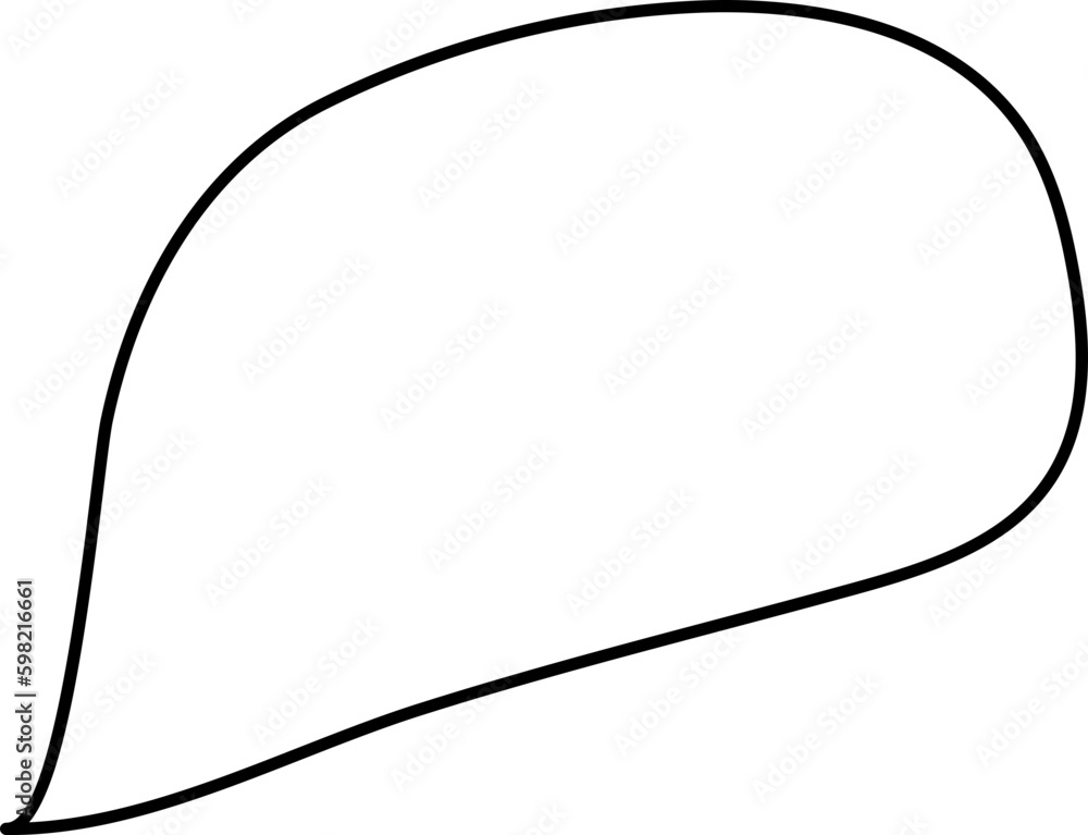 Doodle Round Speech Bubble Doodle Round Speech Bubble
