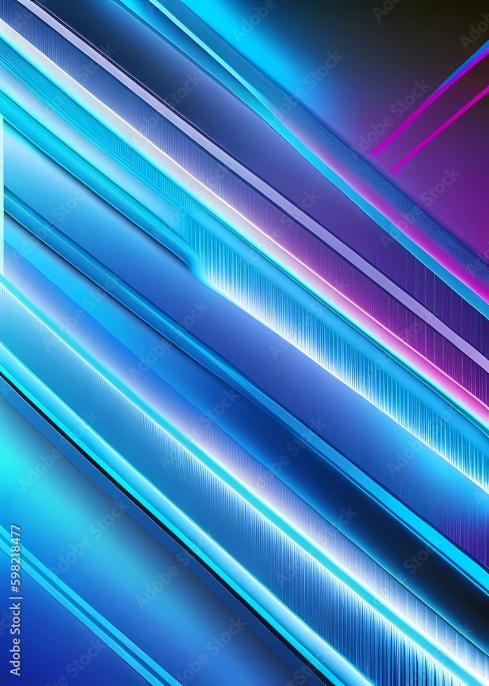 Fototapeta premium Abstract blue background. Created with Generative AI technology.