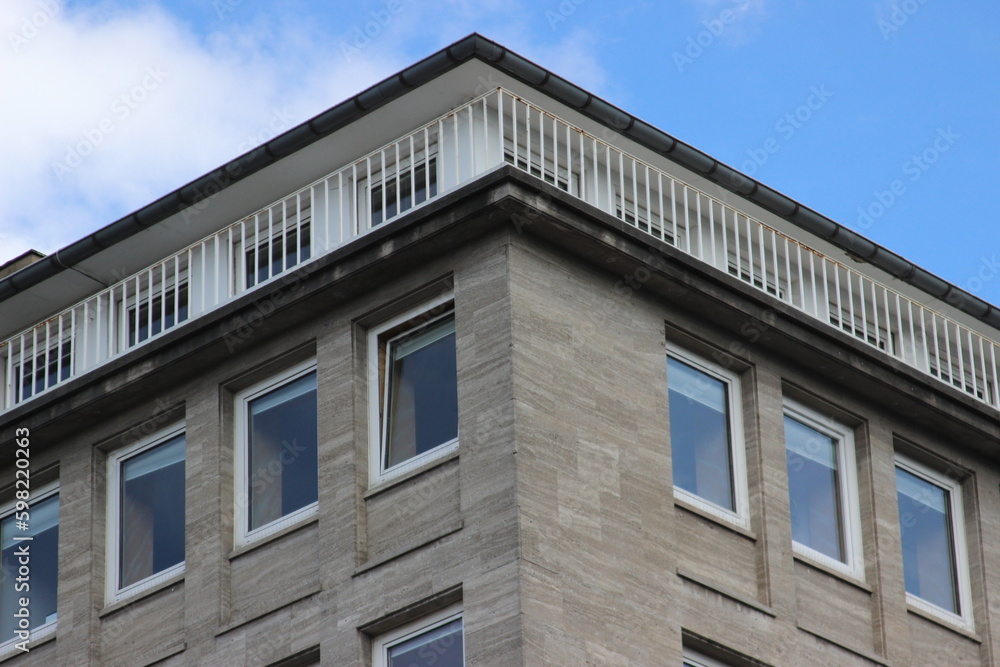 Die schönen Gebäude in Düsseldorf, Deutschland