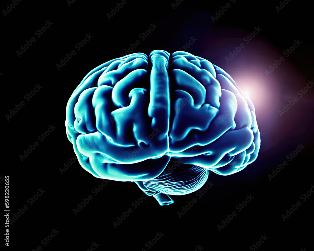 Photo concept of human intelligence human brain Photo concept of human intelligence human brain