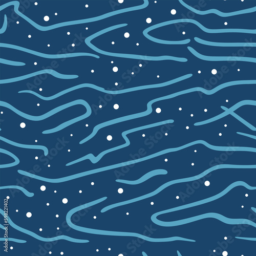Oceanic Paradise: A Seamless Blue Background of Tranquil Seas and Starry Nights
