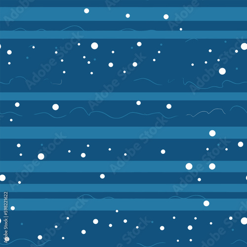 Azure Dreams: A Seamless Blue Background of Shimmering Waters and Starry Nights
